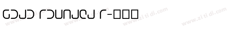 godo Rounded R字体转换